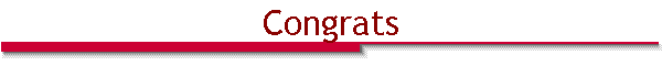 Congrats